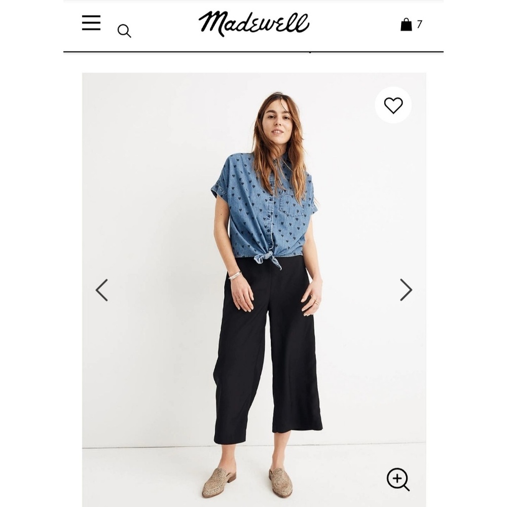 Huston Pull-On Crop Pant Black